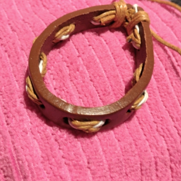 Genuine Leather Bracelet #1 Handmade!!! - Picture 5 of 5